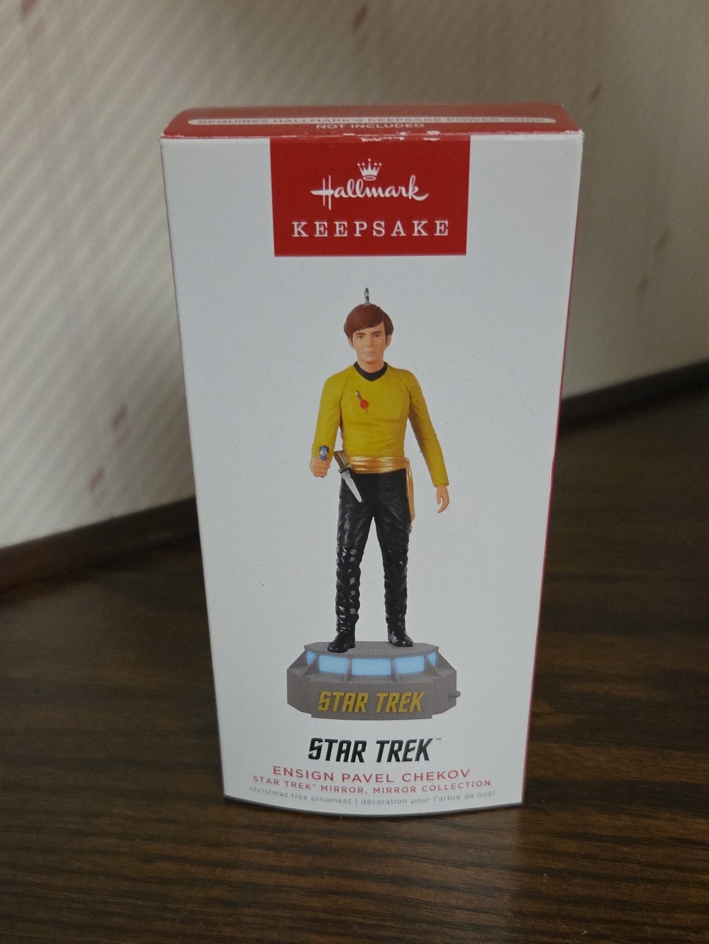 Hallmark Star Trek Ensign Pavel Chekov Ornament - Yellow, Black STORYTELLERS
